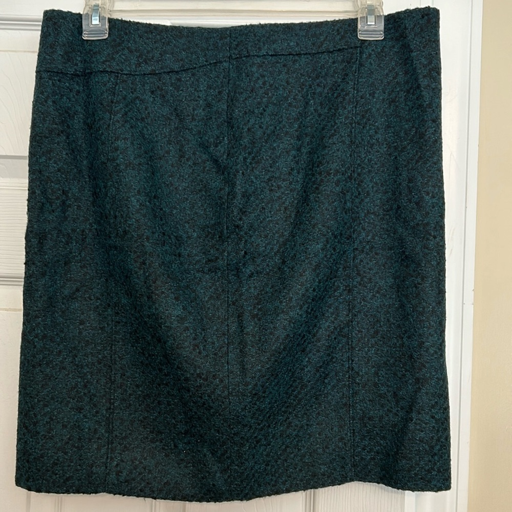 NWT-Banana Republic/Women’s green tweed skirt! never worn - Picture 1 of 5